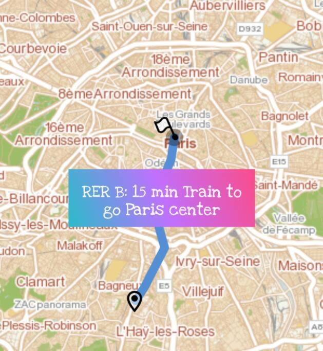 "Spacieux Et Lumineux" Proche Paris 卡尚 外观 照片